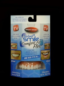 NAKŁADKA INSTANT SMILE seria FIT FLEX kolor bielony B1
