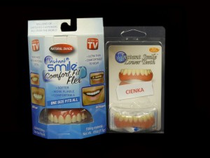 NAKŁADKA INSTANT SMILE seria FIT FLEX  KOLOR NATURALNY A2 + NAKŁADKA DOLNA - CIENKA  KOLOR NATURALNY A2